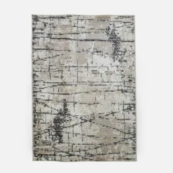 Dywan abstrakcyjny kremowo-szary HARMONY 120x170 cm
