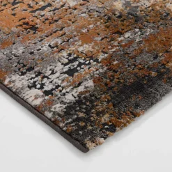 Dywan abstrakcyjny szaro-rdzawy NOVANTA 160x230 cm