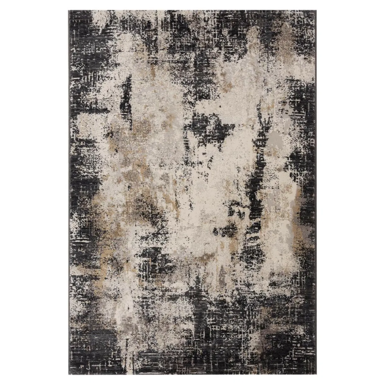 Dywan abstrakcyjny szary NOVANTA 200x290 cm