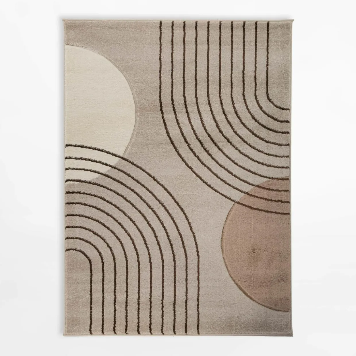 Dywan art déco łuki beżowy MILLEY 160x230 cm