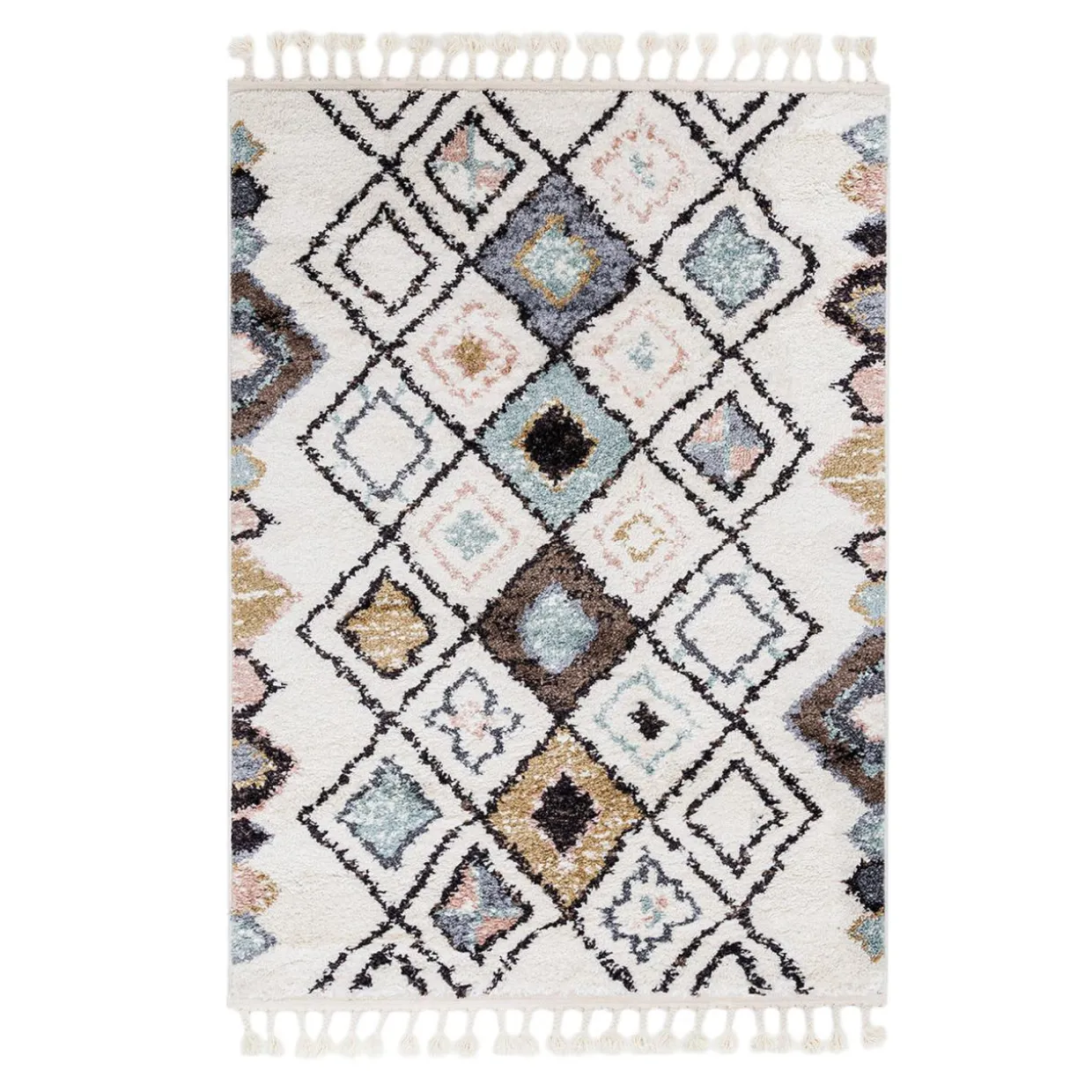 Dywan boho w romby ALASKA 200x290 cm