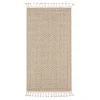 Dywan boho zewnętrzny beż BOUCLE 80x150 cm