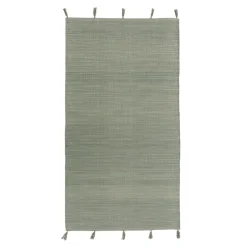 Dywan do przedpokoju boho zielony BORG 80x150 cm