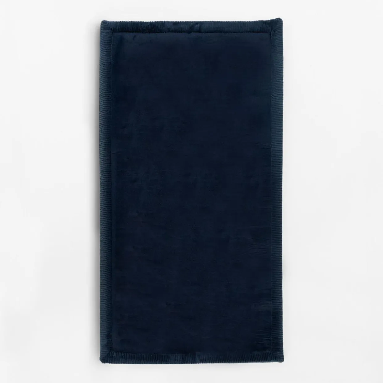 Dywan do przedpokoju granatowy PUFFY SOFT 80x150 cm