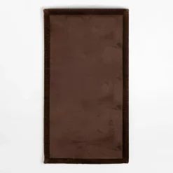 Dywan do przedpokoju PUFFY SOFT, brązowy, 80x150 cm