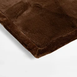 Dywan do przedpokoju PUFFY SOFT, brązowy, 80x150 cm
