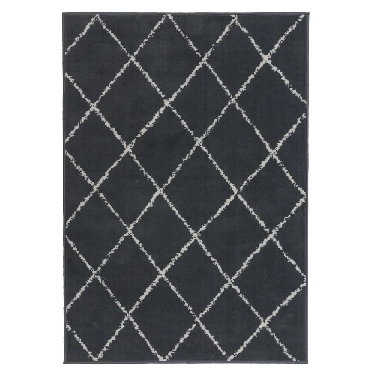 Dywan do salonu antracytowy GEOMETRY 120x170 cm