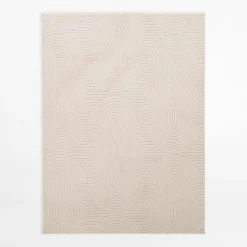 Dywan do salonu MODERNO, kremowy, 160x230 cm
