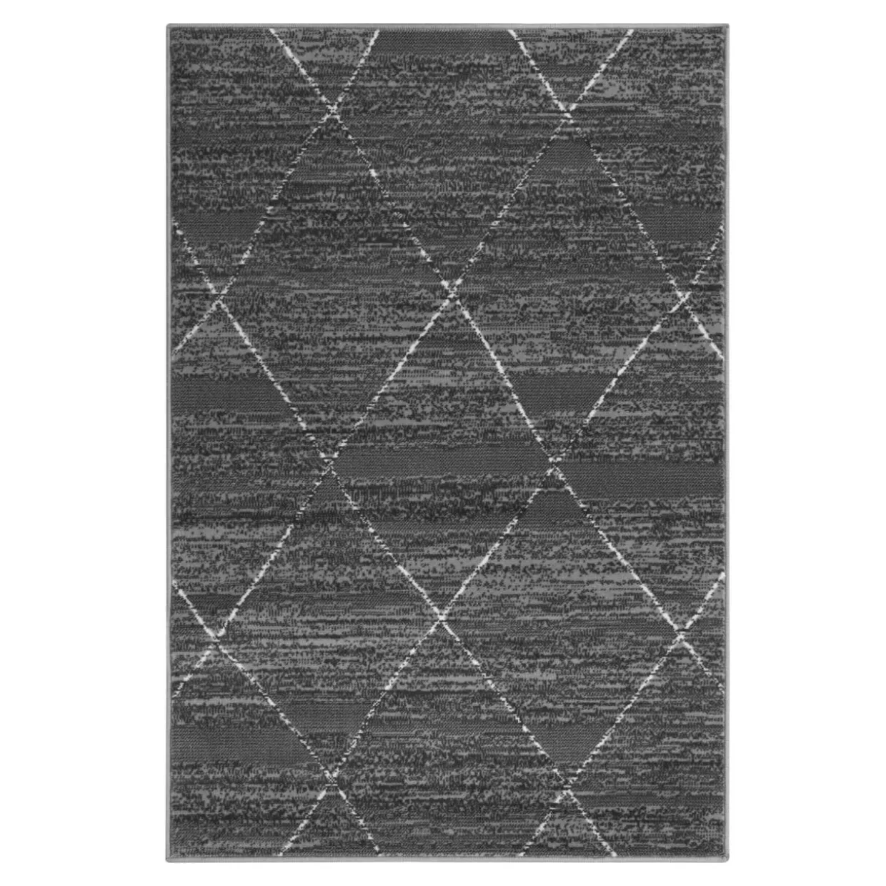 Dywan do salonu szary GEOMETRY 120x170 cm