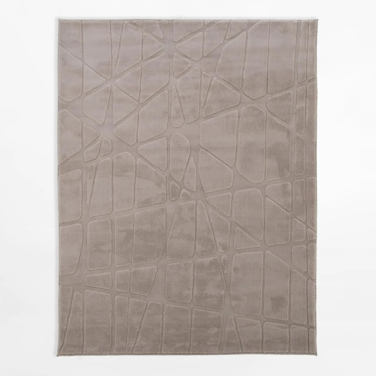 Dywan geometryczny ACTION, beżowy, 160x230 cm