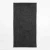 Dywan geometryczny ACTION, czarny, 80x150 cm