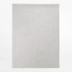 Dywan geometryczny ACTION, kremowy, 120x160 cm