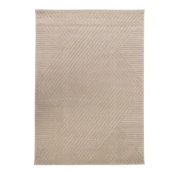 Dywan geometryczny beżowy SAHARA 160x230 cm