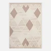 Dywan geometryczny beżowy MADERA 120x170 cm