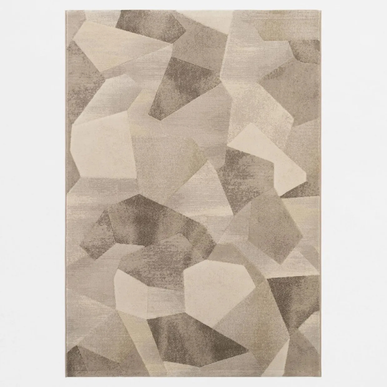 Dywan geometryczny beżowy SORRENTO 200x290 cm