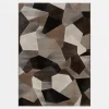 Dywan geometryczny brązowy SORRENTO 200x290 cm