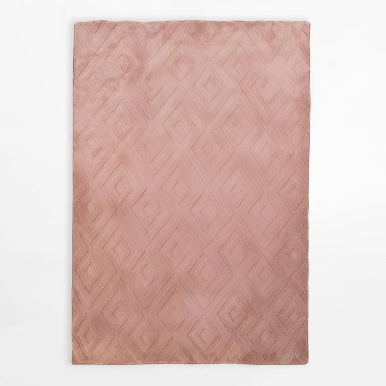 Dywan geometryczny 3D EMMA, różowy, 160x230 cm