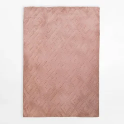 Dywan geometryczny 3D EMMA, różowy, 120x160 cm