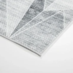 Dywan geometryczny jasnoszary PUERTO 120x160 cm