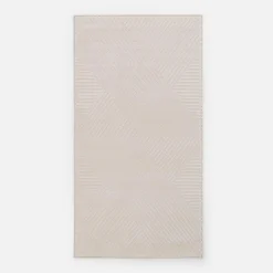 Dywan geometryczny kremowy SAHARA 80x150 cm