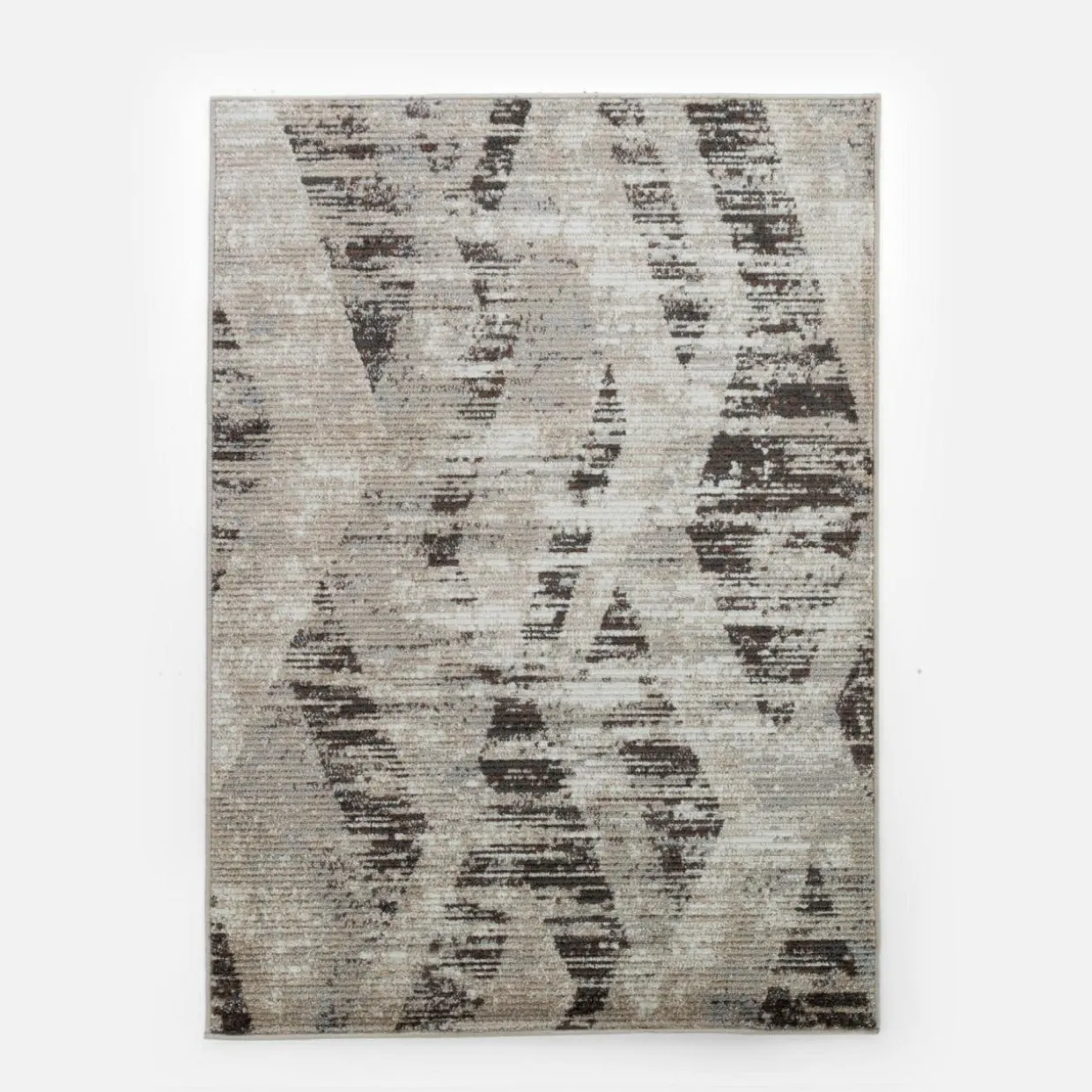 Dywan geometryczny kremowo-szary HARMONY 160x230 cm