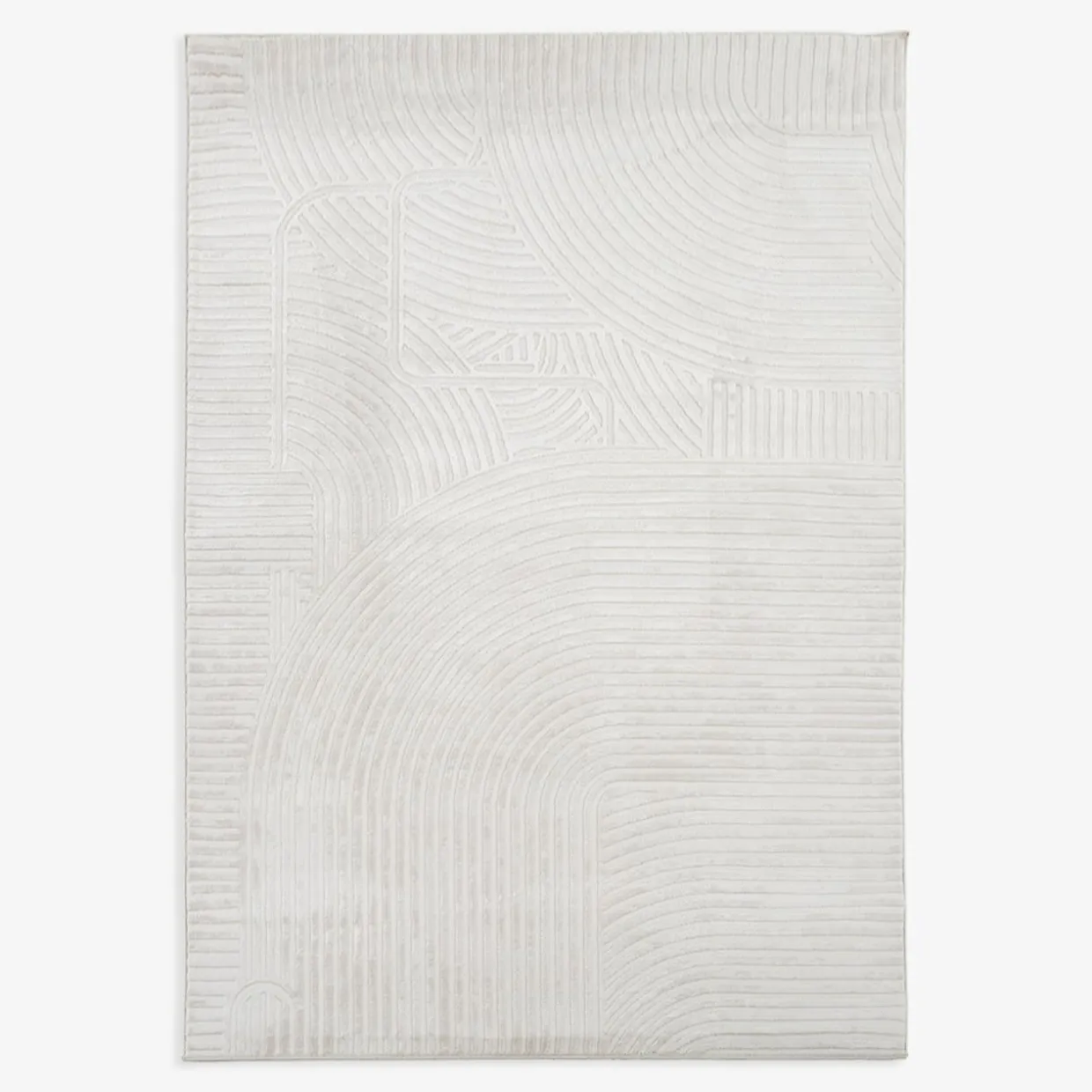 Dywan geometryczny kremowy MODICA 160x230 cm