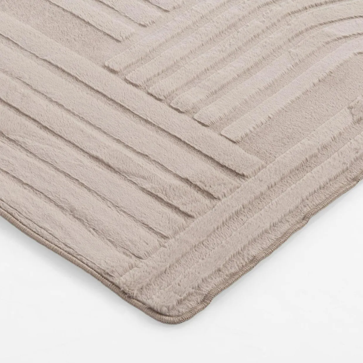 Dywan geometryczny MALAGA 3D taupe, 160x230 cm