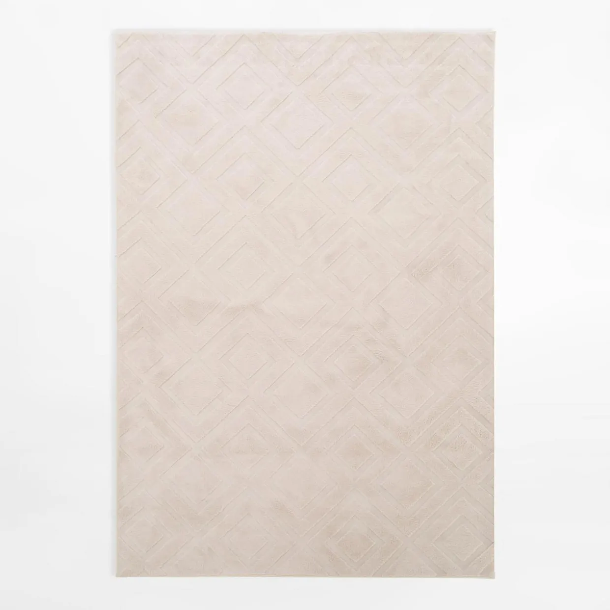 Dywan geometryczny MODERNO, kremowy, 120x160 cm