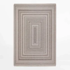 Dywan geometryczny ORIA, szary, 120x170 cm