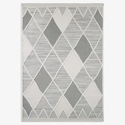Dywan geometryczny szary MADERA 160x230 cm