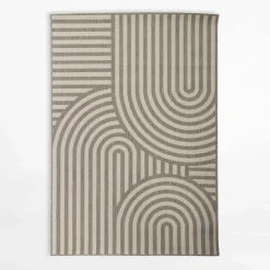 Dywan geometryczny szary PIATTO 160x230 cm
