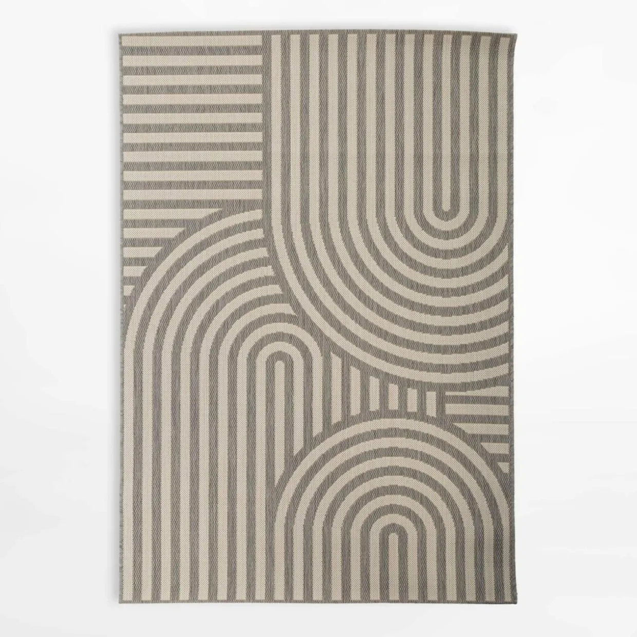 Dywan geometryczny szary PIATTO 160x230 cm