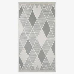 Dywan geometryczny szary MADERA 80x150 cm