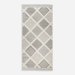 Dywan geometryczny w romby NINA, 80x150 cm