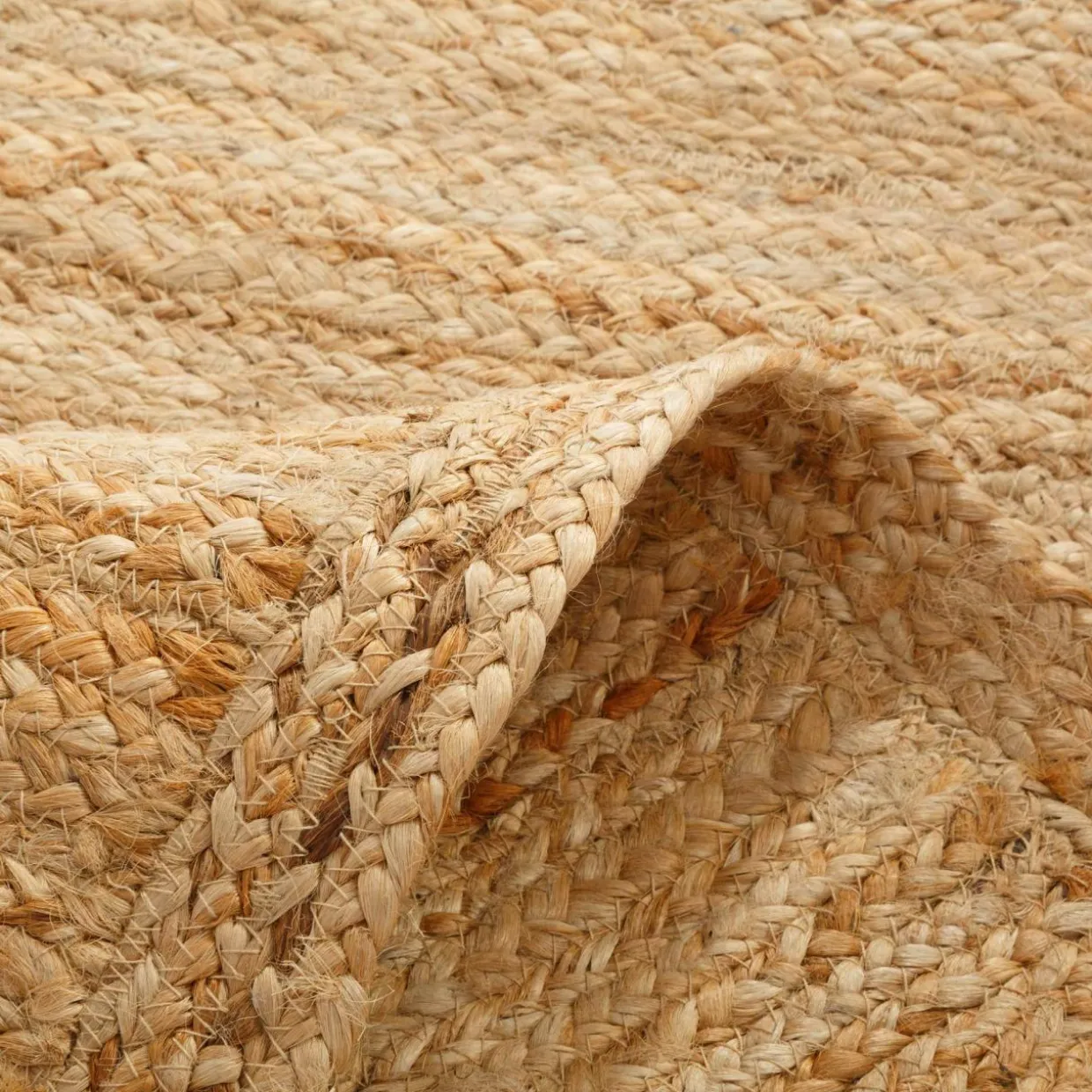 Dywan jutowy BRUGA, kwadratowy, 120x120 cm