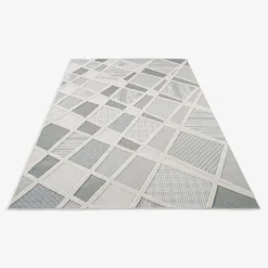 Dywan kremowo-szary MADERA 160x230 cm
