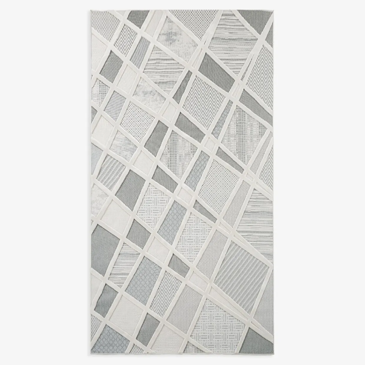 Dywan kremowo-szary MADERA 80x150 cm