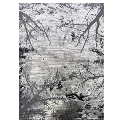 Dywan loftowy z motywem lasu ZARA 80x150 cm