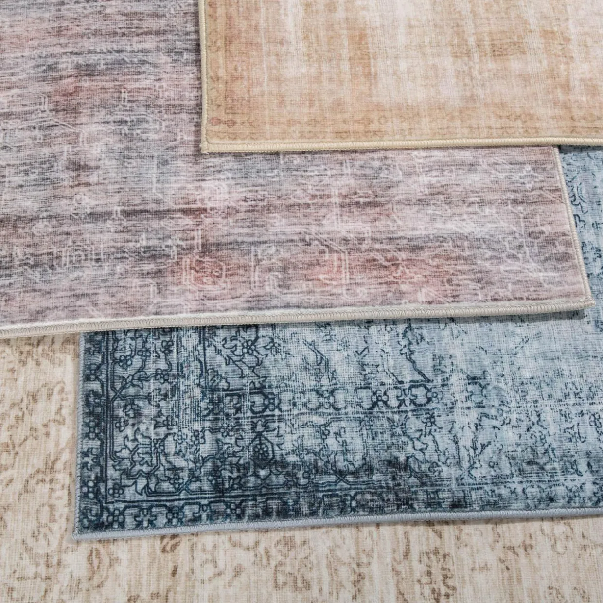 Dywan niebieski SALVA 160x230 cm