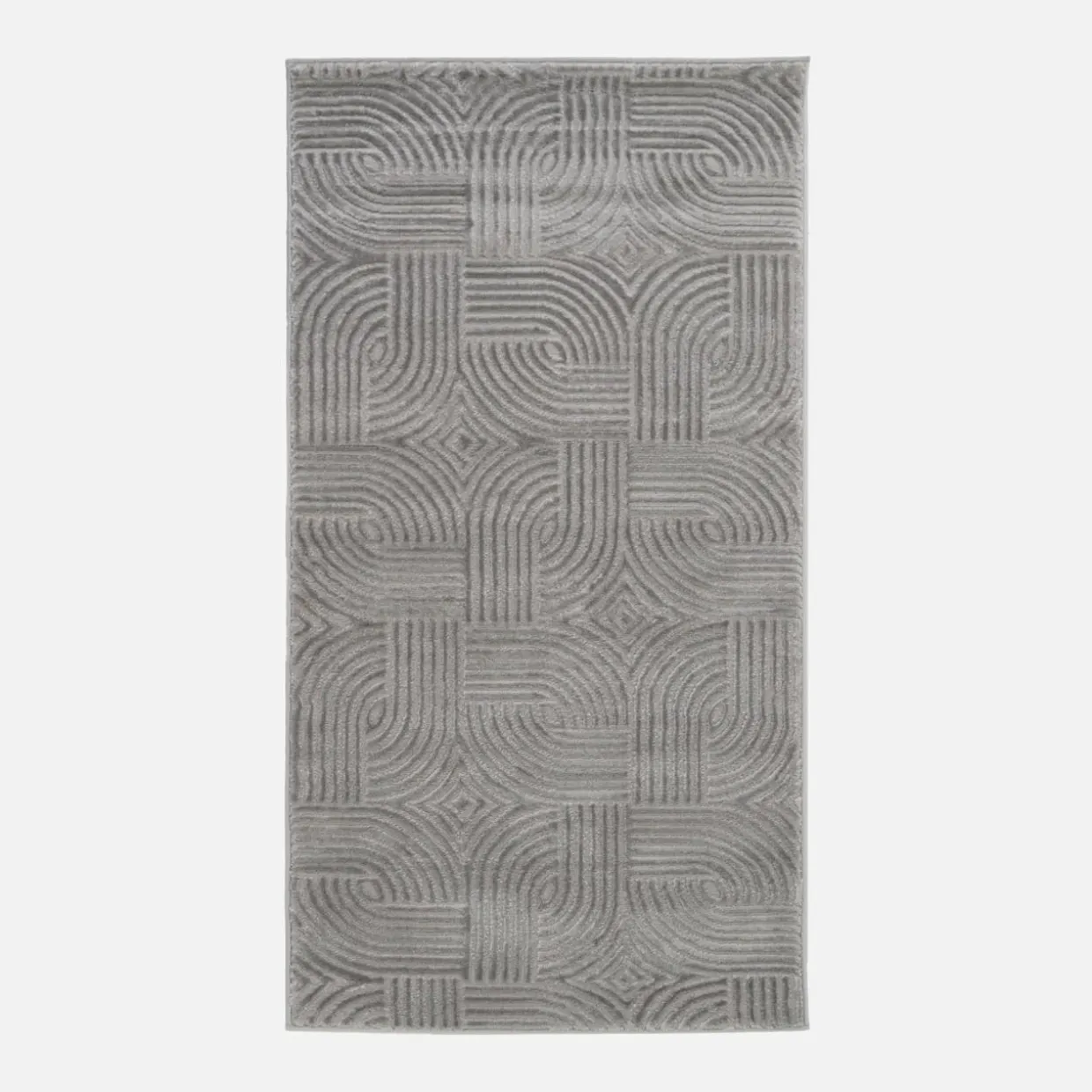 Dywan nowoczesny srebrny SAHARA 80x150 cm