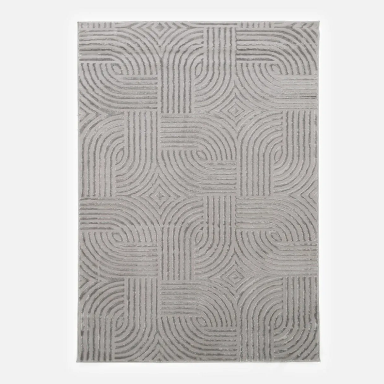 Dywan nowoczesny srebrny SAHARA 160x230 cm