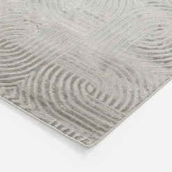 Dywan nowoczesny srebrny SAHARA 200x290 cm