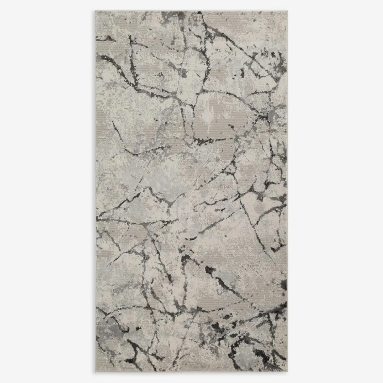 Dywan nowoczesny szary BRONTE 80x150 cm