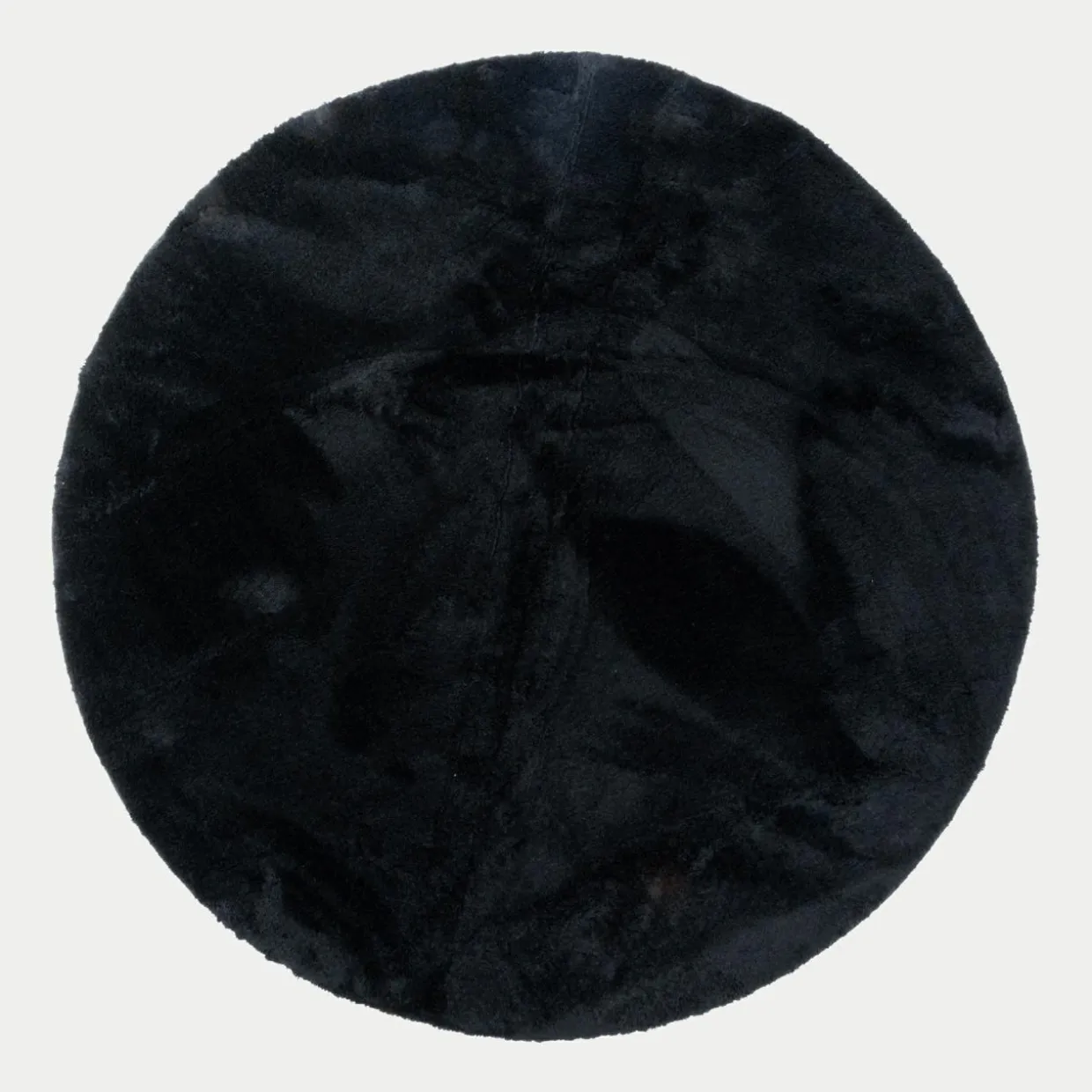 Dywan okrągły antracytowy PULY 100 cm