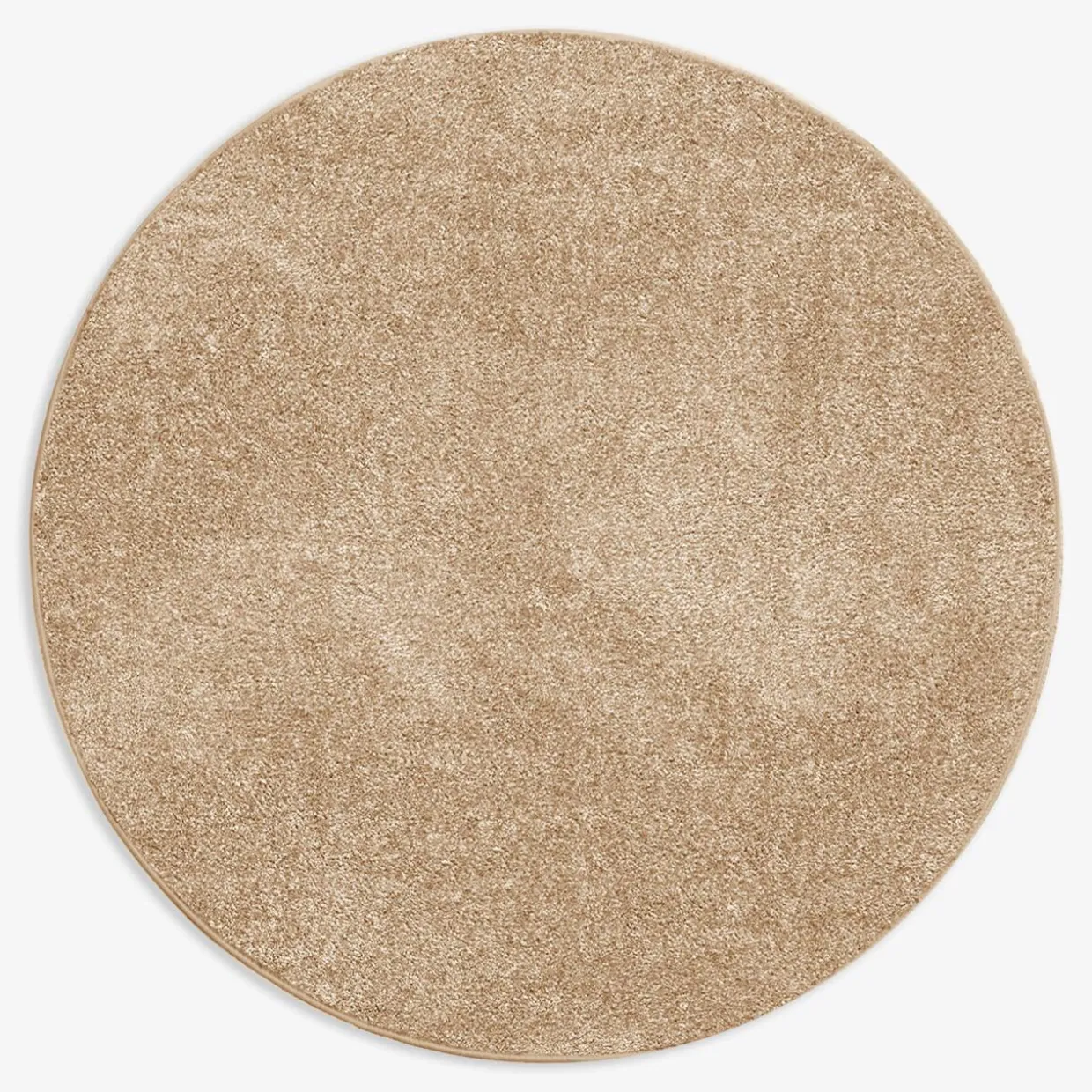 Dywan okrągły beżowy CLEVER 130 cm