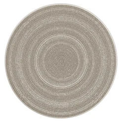 Dywan okrągły boho beżowy GINO 120 cm
