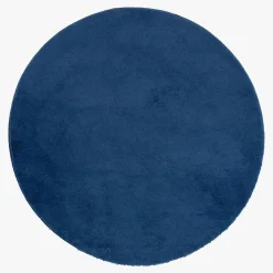 Dywan okrągły ciemnoniebieski PULY 80 cm