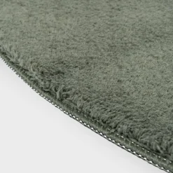 Dywan okrągły ciemnozielony PULY 80 cm