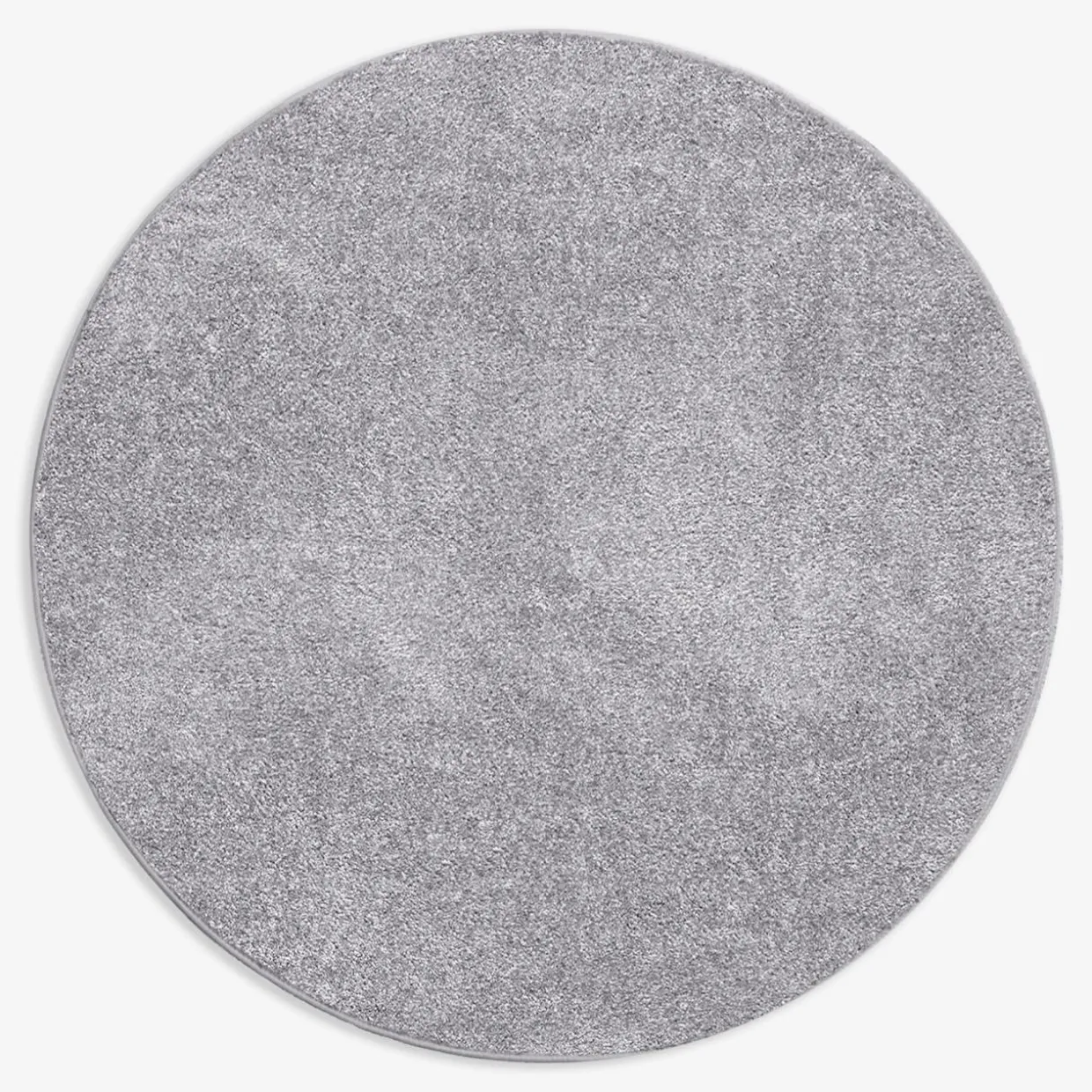 Dywan okrągły jasnoszary CLEVER 130 cm