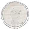 Dywan okrągły kot KINDER 120 cm